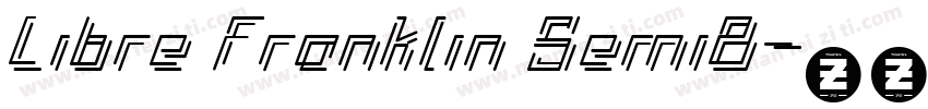 Libre Franklin SemiB字体转换